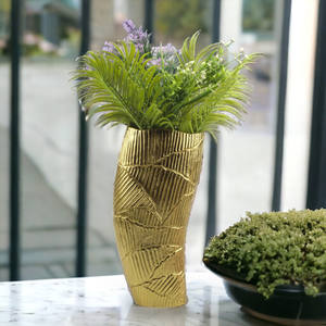 Aluminum Flower <b>Vase</b> for Home <b>Decorative</b> for Wedding Christmas and Diwali Tabletop Wedding Decoration <b>Vase</b> - Product Image 4