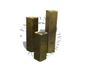 Portavelas de metal moderno Portavelas cilíndrico Portavelas de Pilar - Product Image 3