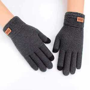 Gants en tricot thermique coupe-vent et respirants idéaux pour le travail en plein air, la course à pied ou les tenues d'hiver élégantes - Product Image 4
