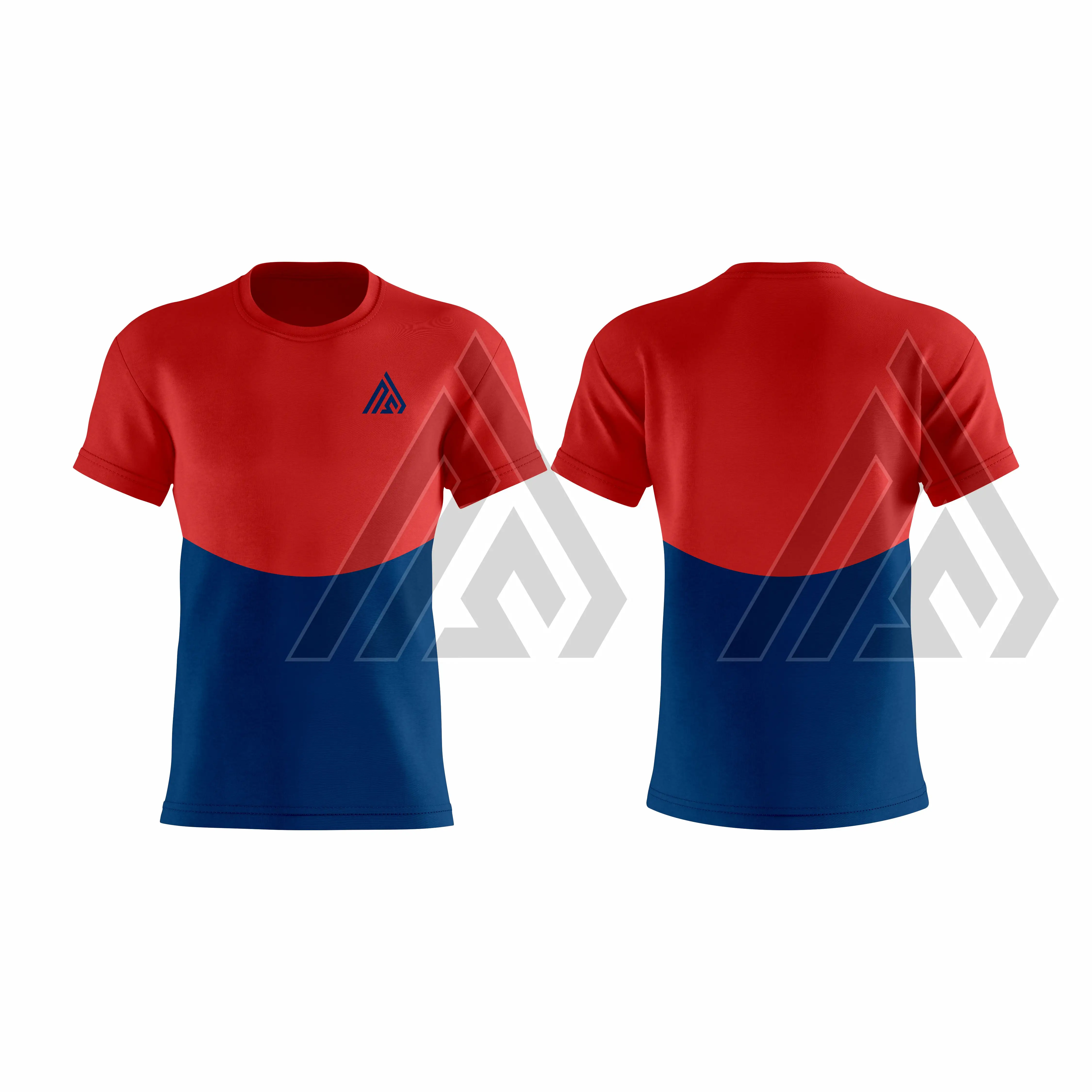 Séchage rapide sport meilleur tissu course T-Shirt respirant Polyester couleur unie hommes T-Shirt sport été t-shirt sublimation