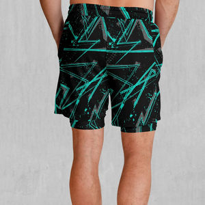 Ropa de baño Material de secado rápido hecho pantalones cortos de sublimación para hombres/cierre de cordón personalizado hombres sublimación corto con servicio OEM - Product Image 2