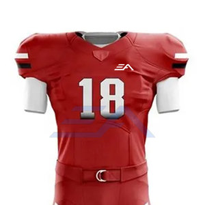 Uniforme de Fútbol Americano de Manga Corta Transpirable para Práctica, Diseño Personalizado Más Vendido - Product Image 3