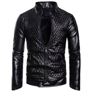 Elegante Chaqueta de Invierno para Hombre de Cuero Genuino, Manga Larga, Transpirable, Resistente al Viento, Alta Calidad, Estilo Popular, Nueva Condición - Product Image 2