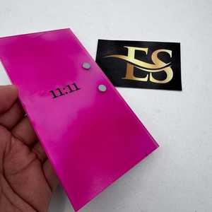 Plateau à cils en acrylique rose vif 11 11, impression de logo personnalisée, plateau à cils en acrylique rose vif, vente en gros OEM, plateaux à cils - Product Image 4