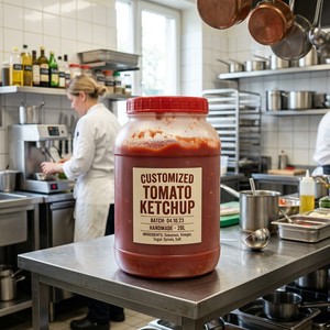 Austrian Customized Tomato <b>Sauce</b> Ketchup 30-32%-Non-Branded Bulk Export - Product Image 1