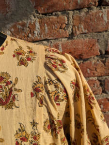 Women's Casual Bohemian Floral Printed <b>Maxi</b> <b>Dress</b> Hand Block Printed Summer Floral Midi <b>Dress</b> New Product for Ladies - Product Image 3