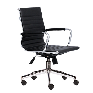 Chaise de bureau ergonomique pivotante M1007-02 avec dossier ondulé, confortable pour le travail - Product Image 1