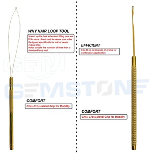 Kit Profesional de Herramientas para Extensiones de Cabello de Acero Inoxidable, Alicates Duraderos y Reutilizables para Abrir y Cerrar Microperlas, Herramienta para Separar Secciones - Product Image 6