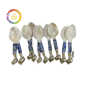 Cuillère à caviar en nacre de haute qualité de luxe cuillère à coquille perle café cuillère à dessert cuillère à café - Product Image 3