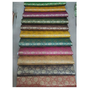 Tissu jacquard de luxe haut de gamme pour vêtements de mode de mariage pour femmes et garçons, avec motifs floraux et perles, respirant, en textile non tissé - Product Image 3