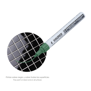 Pennarello professionale per edilizia, vernice permanente, verde - Product Image 2
