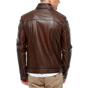 <b>jacket</b> for men Best Selling High Quality Men <b>Leather</b> <b>Jacket</b> <b>Long</b> Sleeve Casual Wear Bulk Quantity Lightweight Men <b>Leather</b> <b>Jacket</b> - Product Image 4