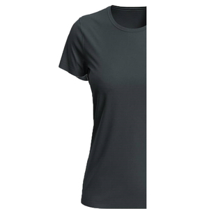 Nueva Camiseta Personalizada para Mujer, Cuello Redondo, Manga Corta, Lisa, Antiarrugas, Ecológica, de Algodón Orgánico, Transpirable - Product Image 6