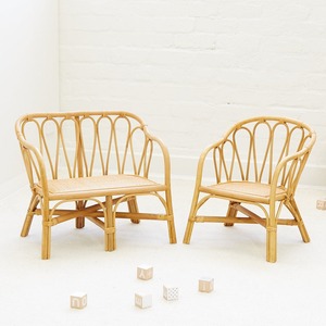 Meubles pour enfants en gros, chaise bébé en rotin durable, design adorable, chaises enfant à prix abordable - Product Image 6