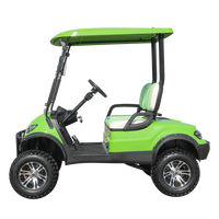Voiturette de golf électrique avec moteur 48V/4KW, vitesse maximale de 25-30 km/h, autonomie de 80-90 km, direction assistée électrique