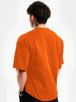 T-shirt Designer Bapees Version Haute pour Homme, en Tissu Tricoté 100% Coton Uni, Décontracté, Respirant, Anti-boulochage, Manches Courtes
