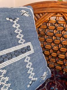 ปลอกหมอนอิงผ้าคอตตอนทรงสี่เหลี่ยมสไตล์ดั้งเดิมทำด้วยมือปลอกหมอนดีไซน์รูปทรงเรขาคณิตสำหรับใช้ในบ้านหรือในโรงแรม - Product Image 3