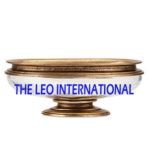 Tazón Redondo de Acero Inoxidable y Latón, Brillante y Pulido, Accesorios de Cocina para el Hogar, Precio Accesible - Product Image 5