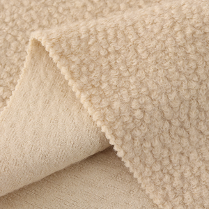 Популярная трикотажная Мягкая шерстяная твидовая ткань, тренчкот, камвольная полиэфирная шерстяная ткань из Китая - Product Image 3