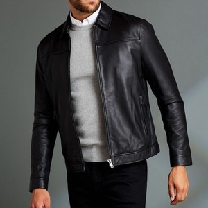 Veste Racer en cuir de haute qualité en cuir de toutes les couleurs pour hommes femmes veste en cuir, veste en cuir vintage des années 90 en cuir - Product Image 4