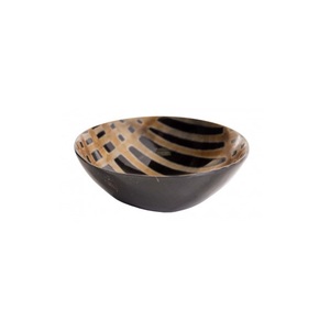 Cuenco de cuerno de mesa para servir, hecho a mano, forma redonda, Color de cuerno Natural para el hogar, cuenco de cuerno para servir ensaladas, logotipo personalizado hecho a mano - Product Image 4