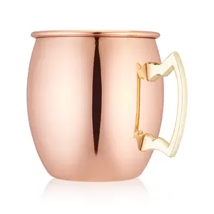Dernière Mule tasse en cuivre tasse en cuivre pur pour boire tasse en cuivre pour Barware verre à bière en gros prix bon marché - Product Image 2