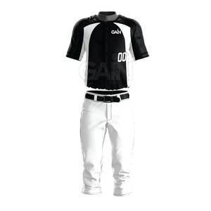 ชุดเบสบอลผ้าโพลีเอสเตอร์ออกแบบเองสไตล์ใหม่ล่าสุดเครื่องแบบเบสบอลออกแบบบริการ OEM - Product Image 5