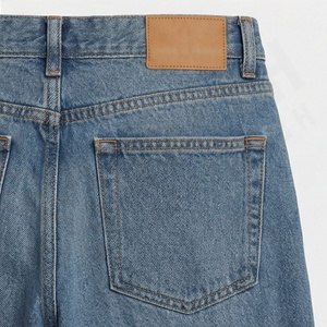 Pantalones Vaqueros Anchos de Pierna Extrema para Mujer, Color Personalizado, Tinte de Té, Transpirables, Tallas Grandes, Moda Urbana - Product Image 5