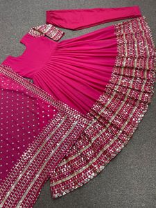 Traje de diseñador Anarkali, ropa de mujer, traje Salwar kameez, ropa de fiesta, boda india, precio al por mayor, tela de la mejor calidad - Product Image 6