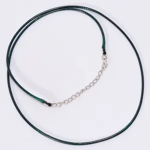 Lederen Band Ketting Unisex Rvs Verstelbare Ketting Koorden Groothandel Ketting