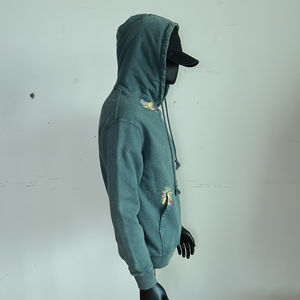 Sweat à capuche surdimensionné en molleton de coton lourd de haute qualité HSI Custom 400 GSM, peinture éclaboussée, vintage, 100% coton - Product Image 5