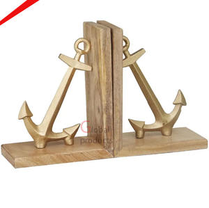 Serre-livres en métal plaqué or fait main forme d'ailes idéale pour cadeau - Product Image 4