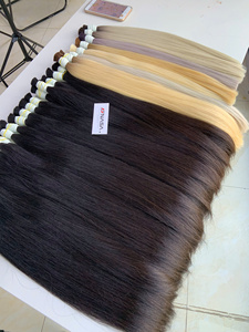 ผมต่อแบบ2025สีดำยาว100% เวียดนามดิบสินค้าขายดี - Product Image 4