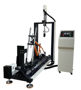 Testeur d'endurance horizontal vertical à deux axes pour cadre de bicyclette Machine de résistance à la fatigue à servocommande PLC pour bicyclettes - Product Image 1