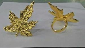 Rondelles de serviette en laiton plaqué or et argent pour restaurant et hôtel pour événements et occasions spéciales - Product Image 2