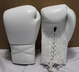 Guantes de boxeo profesionales de cuero personalizados con protección facial completa, protector inguinal para entrenamiento profesional y guantes de entrenamiento de boxeo. - Product Image 5