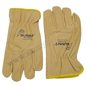 Top Grain Leather <b>Driver</b> Work <b>Gloves</b> Keystone Thumb Design Safety Driving <b>Gloves</b> Elastic Grip Cut Resistance Working <b>Gloves</b> - Product Image 5