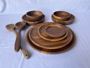 High Quality Anti-Scalding Insulation Solid Wood Bowls for Restaurants Modern Design Factory Direct Supply Hot Selling - Product Image 2