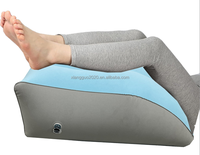 Repose-pieds et coussin de jambe gonflable en PVC portable pour la maison, le bureau, les voyages et l'hôtel, cale pour genoux et coussin de sommeil