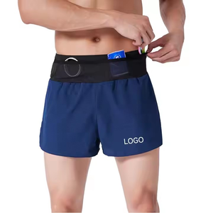 Short de gym unisexe OEM pour adultes Vêtements de sport de compression personnalisés pour la course à pied Entraînement de la sueur Entraînement Fitness Sports athlétiques Boxe - Product Image 5