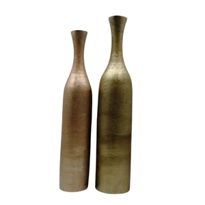 VASE À FLEURS EN MÉTAL COULÉ MAIN DE LUXE FOURNISSEUR VASE À LA CONCEPTION UNIQUE D'ARTISAN ARTISANAT FAIT À LA MAIN POUR L'USAGE DOMESTIQUE ET COMMERCIAL - Product Image 2