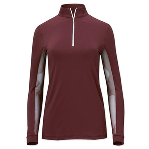 2026 OEM Services Custom logo High-end <b>Slim</b> <b>Fitting</b> with Breathable Quick Dry Mesh Fabric Equestrian Base Layer Top Women - Product Image 1