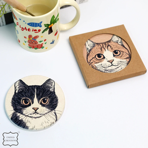 Posavasos de corcho redondo con bandeja de corcho Circular Natural de estilo clásico de Venta caliente con el último diseño esteras y almohadillas de espesor de tamaño OEM - Product Image 4