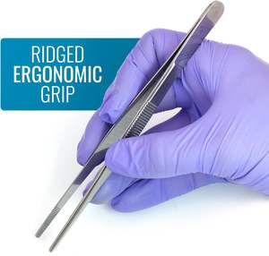 Pinzas quirúrgicas de 5,5 pulgadas y fórceps de vendaje Instrumentos médicos de precisión de acero inoxidable dentado CE OEM por Debonairii - Product Image 2