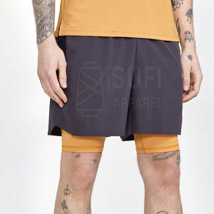 Pantalones Cortos Deportivos de Compresión para Hombre con Cintura Elástica - Ropa Deportiva Transpirable y Ecológica para Entrenamiento en el Gimnasio, Correr y Uso Diario - Product Image 1