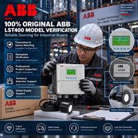 Transmetteur de niveau ultrasonique ABB LST400 100% original, 4-20mA HART, capteur de niveau de liquide et de solide sans contact, débitmètre à canal ouvert