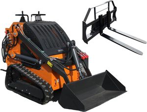 Nuevo Producto: Minicargadora de 23hp con Cucharón y Horquillas para Paletas, para Jardín, Granjas, Parques, Caminos y Construcción, a Gasolina - Product Image 1