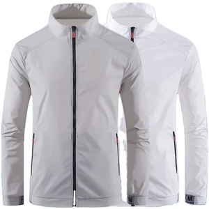 Custom Men's Hooded Canvas Windbreaker <b>Jacket</b>-Reflective <b>Waterproof</b> Eco-Friendly Quick Dry & Breathable - Product Image 5