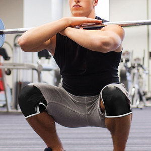 Genouillères de musculation en néoprène à compression réglable pour l'entraînement et le fitness – Vente en gros - Product Image 3