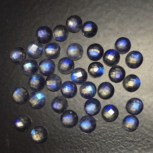 Igi พลอยอัญมณีทรงหลวมขนาด AAA + เกรด4มม. ตัดเป็นพลอยสีรุ้งธรรมชาติผ่านการรับรองความร้อน - Product Image 1